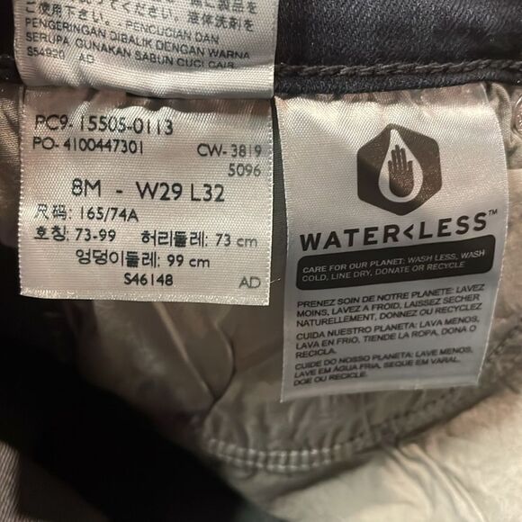 Levi’s- NWT 505 Straight Mid-Ride Dark Wash Minimalist Jeans- Size 8- W29 L32 - Picture 6 of 11